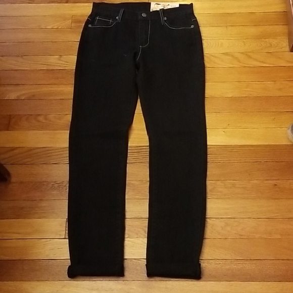 KANCAN DARK DENIM SKINNY EMBELLISHED JEAN 9/10 - Picture 6 of 6